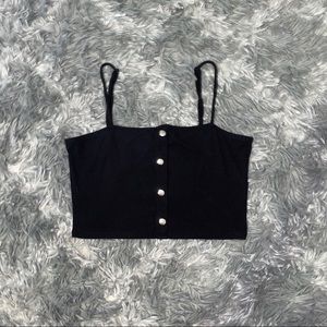 Black Crop Top